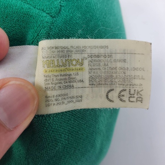 Kellytoy Squishmallow 8 inch Prince The Pug Dressed As An Avocado Plush Toy - Picture 8 of 9